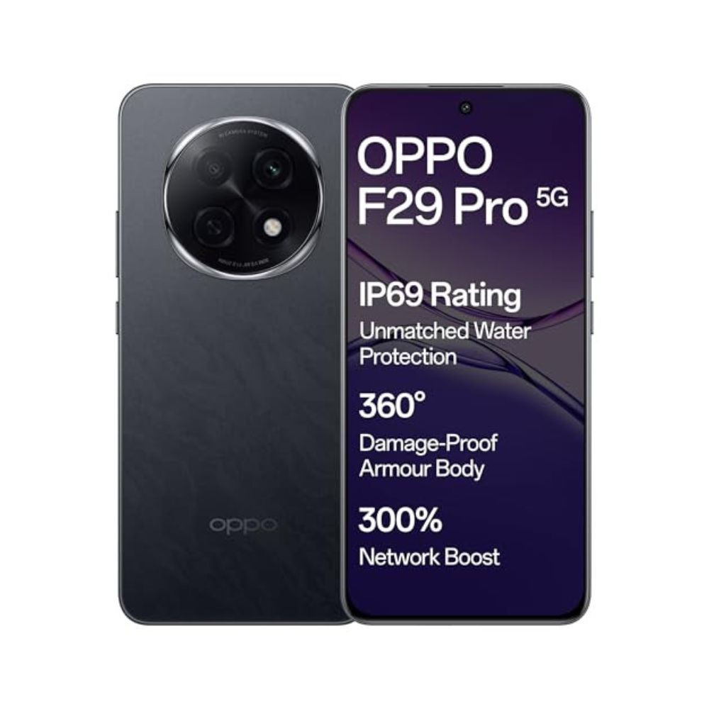 OPPO F29 Pro 5G Granite Black 8GB RAM 256GB Storage with No Cost EMIAdditional Exchange Offers
