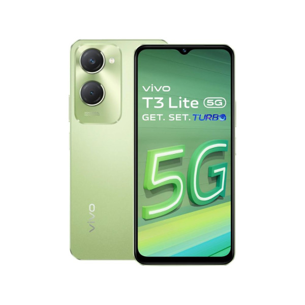 Image of Vivo T3 Lite 5G Smartphone (Vibrant Green, 4GB Ram 128GB Storage)