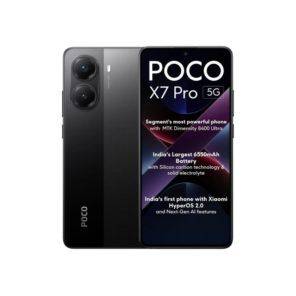 POCO X7 Pro 5G Obsidian Black 256 GB 8 GB RAM