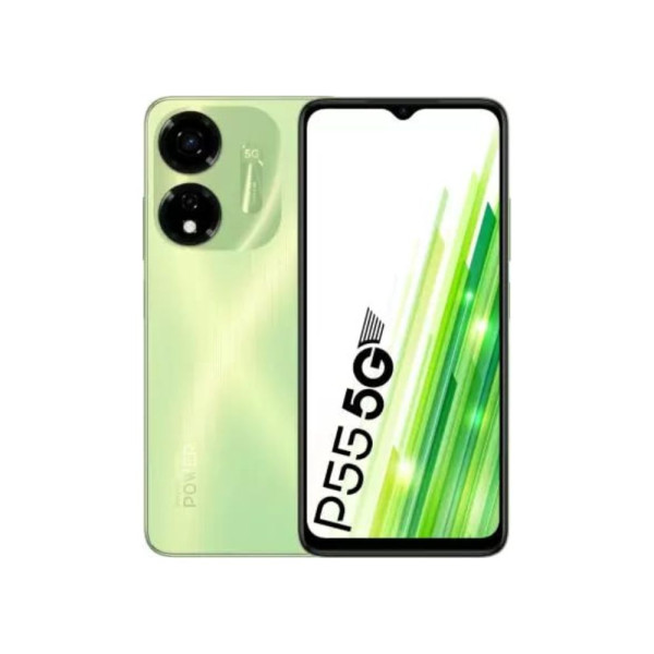 Image of itel P55 5G | 4GB RAM+64GB ROM, Upto 8GB RAM with Memory Fusion| 50MP AI Dual Rear Camera| 5000mAh Battery with 18W Type-C Fast Charging | Dimensity 6080| Mint Green