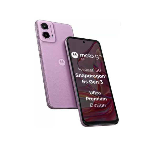 Image of Motorola g45 5G (Pink Lavender, 128 GB) (4 GB RAM)