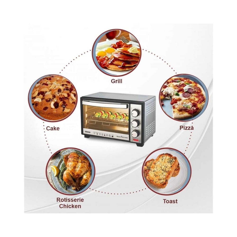 Inalsa Oven Masterchef 24RSS OTG 24 Liters-1600W