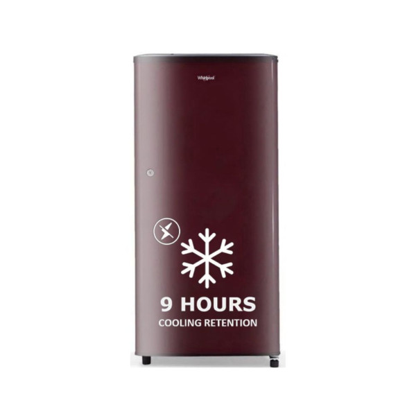 Image of Whirlpool 184 L 3 Star Direct-Cool Single Door Refrigerator (205 WDE CLS 3S SHERRY WINE-Z, Red, 2023 Model)