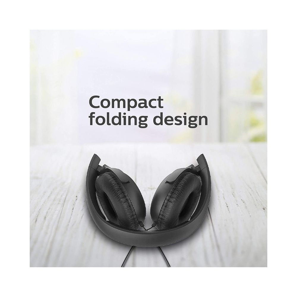 Philips Audio Upbeat TAUH201 Lightweight On-Ear Wired Headphones