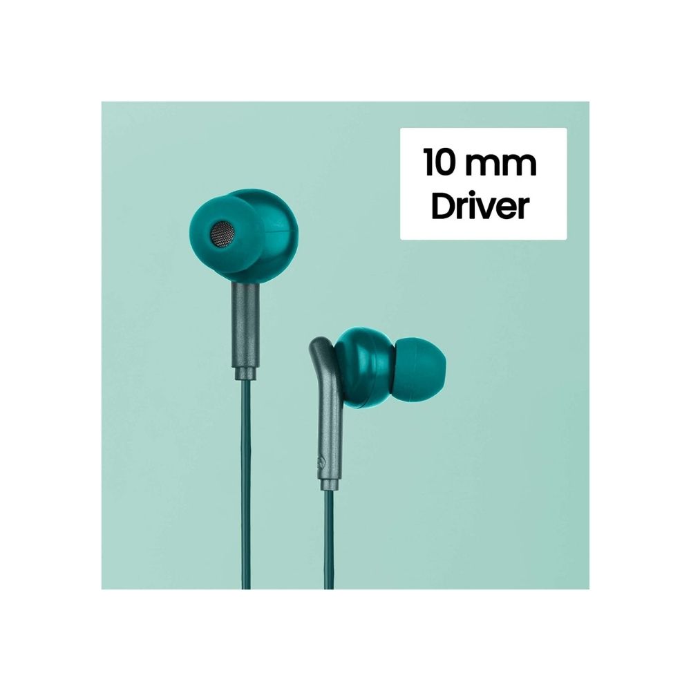 Zebronics Zeb-Bro in Ear Wired EarphonesGreen