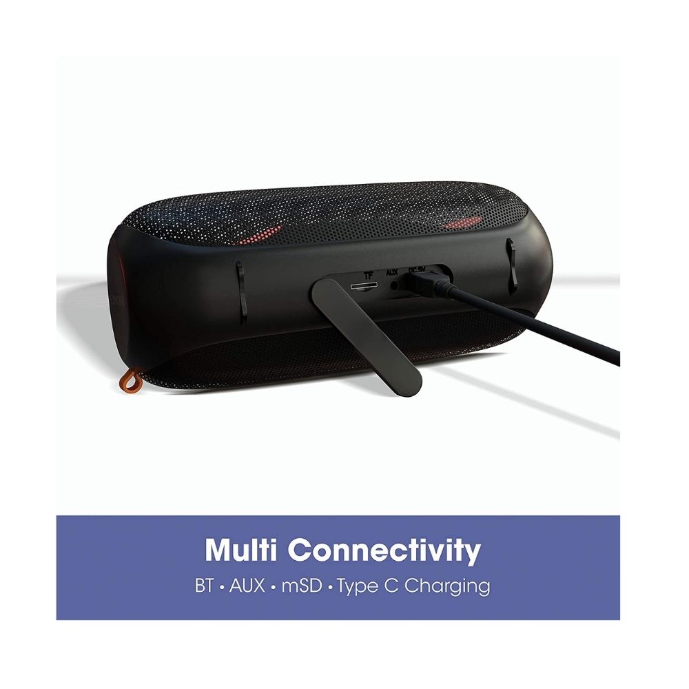 Zebronics Zeb-Music Bomb X Wireless 20W Portable Speaker Black