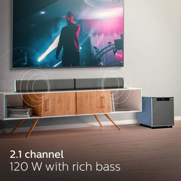 Philips MMS2220B94 120 W Bluetooth Home TheatreBlack 21 Channel