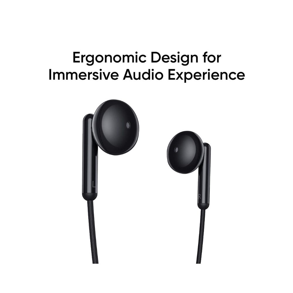 Realme Buds Classic Wired in Ear Earphones with Mic Black