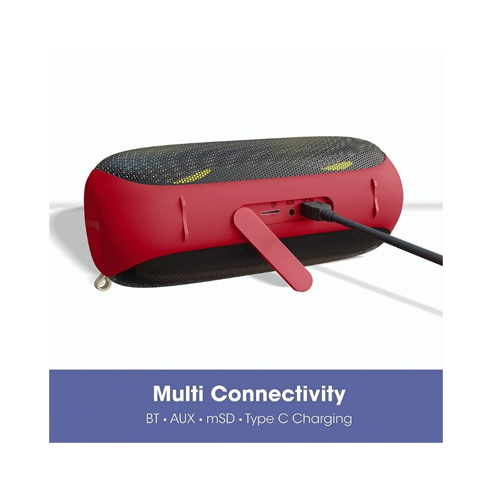 Zebronics Zeb-Music Bomb X Wireless 20W Portable Speaker Red