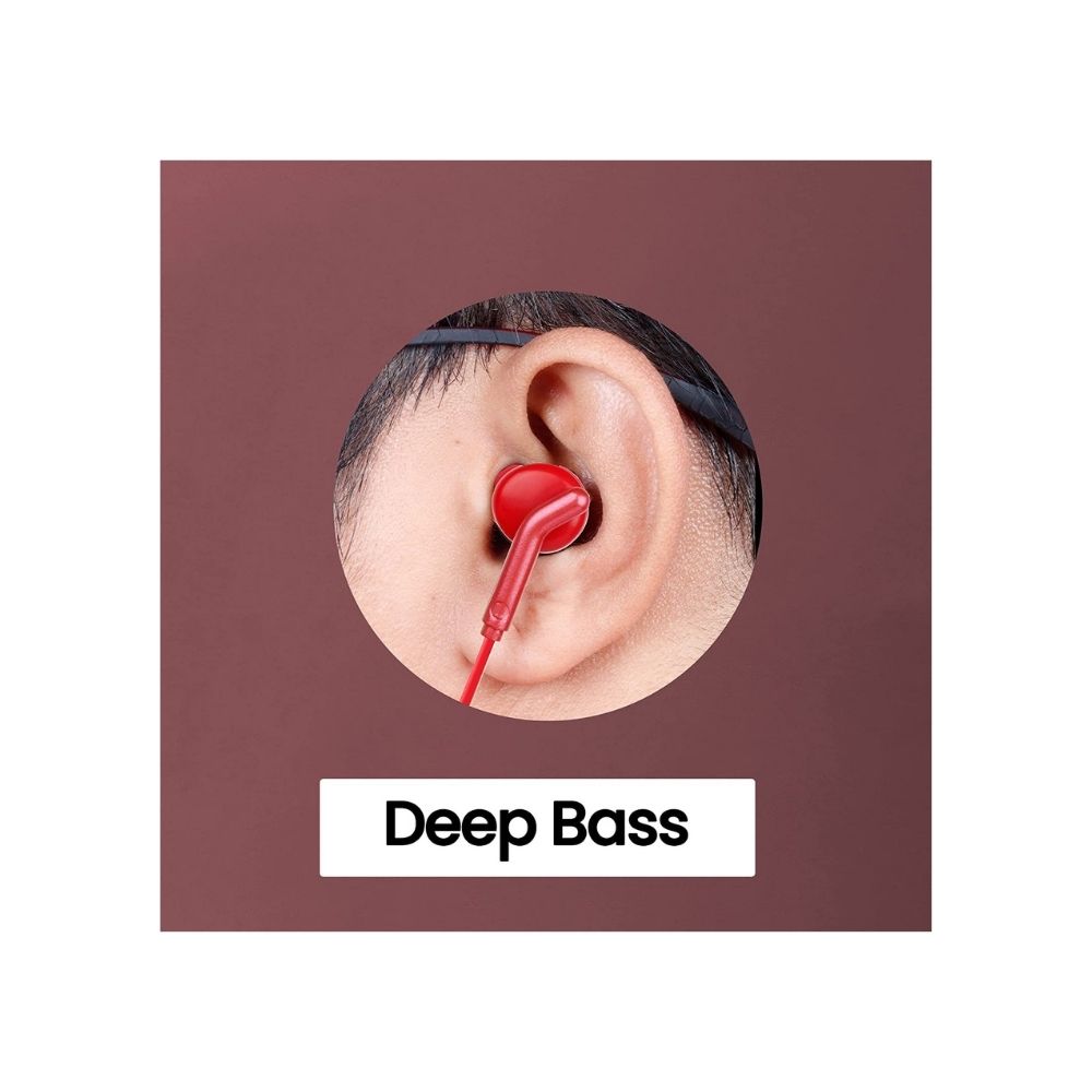Zebronics Zeb-Bro in Ear Wired EarphonesRed