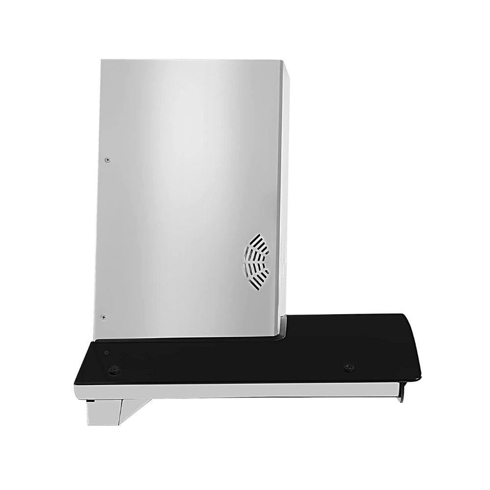 Faber 60 cm 6 way Silent Suction 1250 mhr Auto-Clean curved glass Kitchen Chimney HOOD EVEREST SMART 3D IND HC SC SS 60 