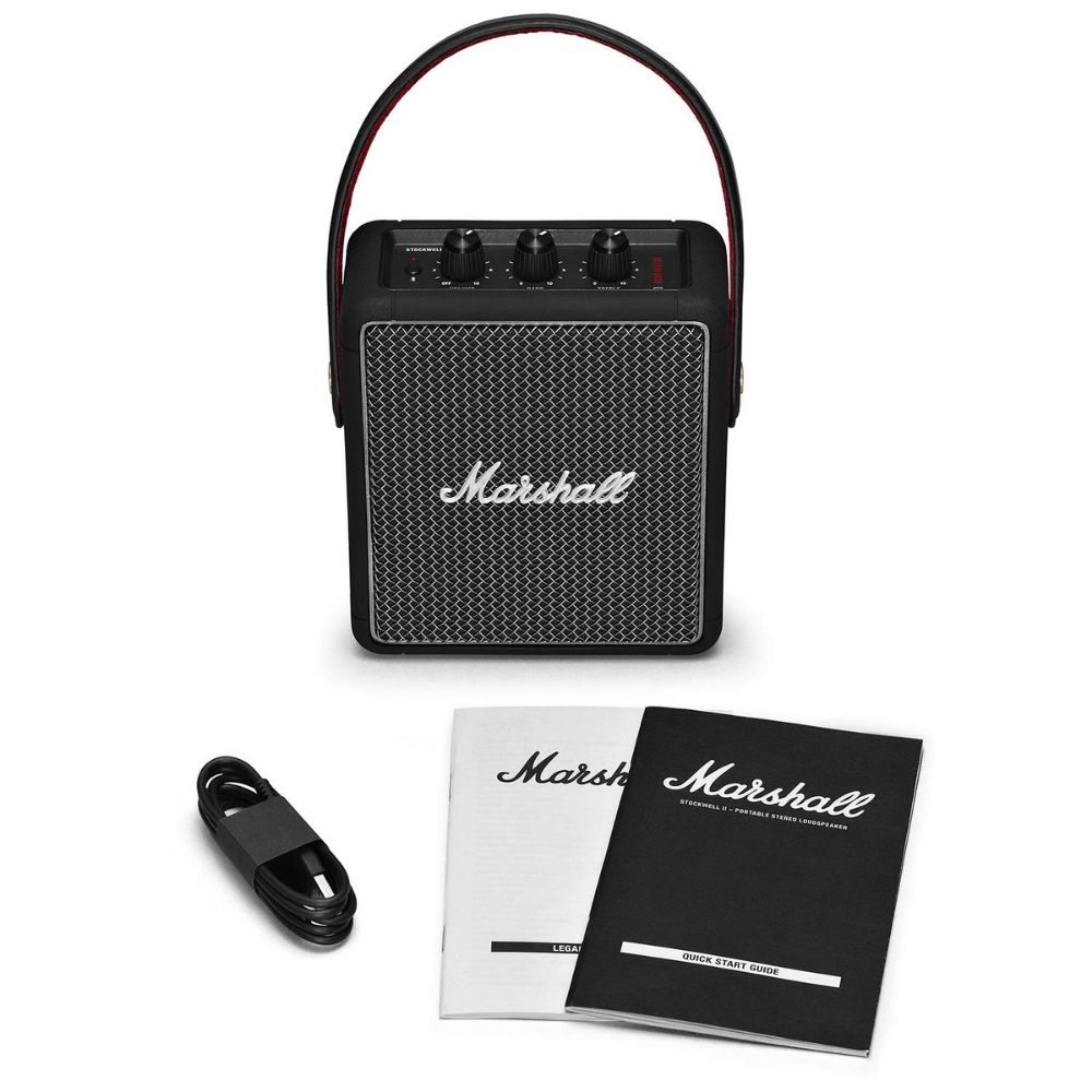 Marshall Stockwell Wireless Bluetooth Portable Speaker Black