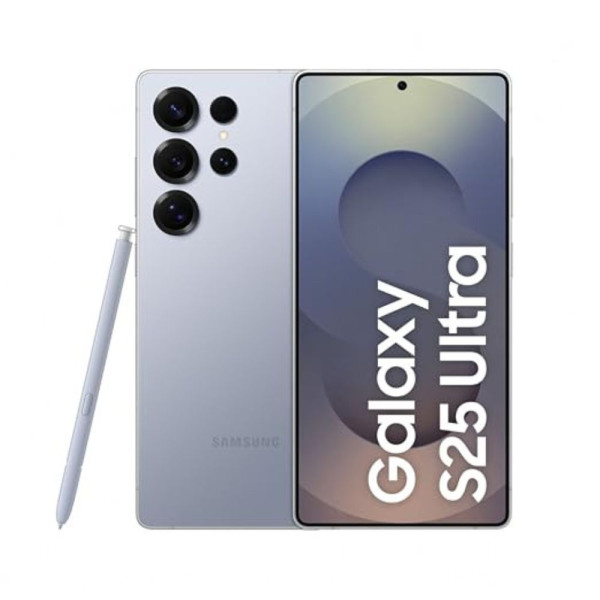 Image of Samsung Galaxy S25 Ultra 5G AI Smartphone (Titanium Silverblue, 12GB RAM, 256GB Storage), 200MP Camera, S Pen Included, Long Battery Life
