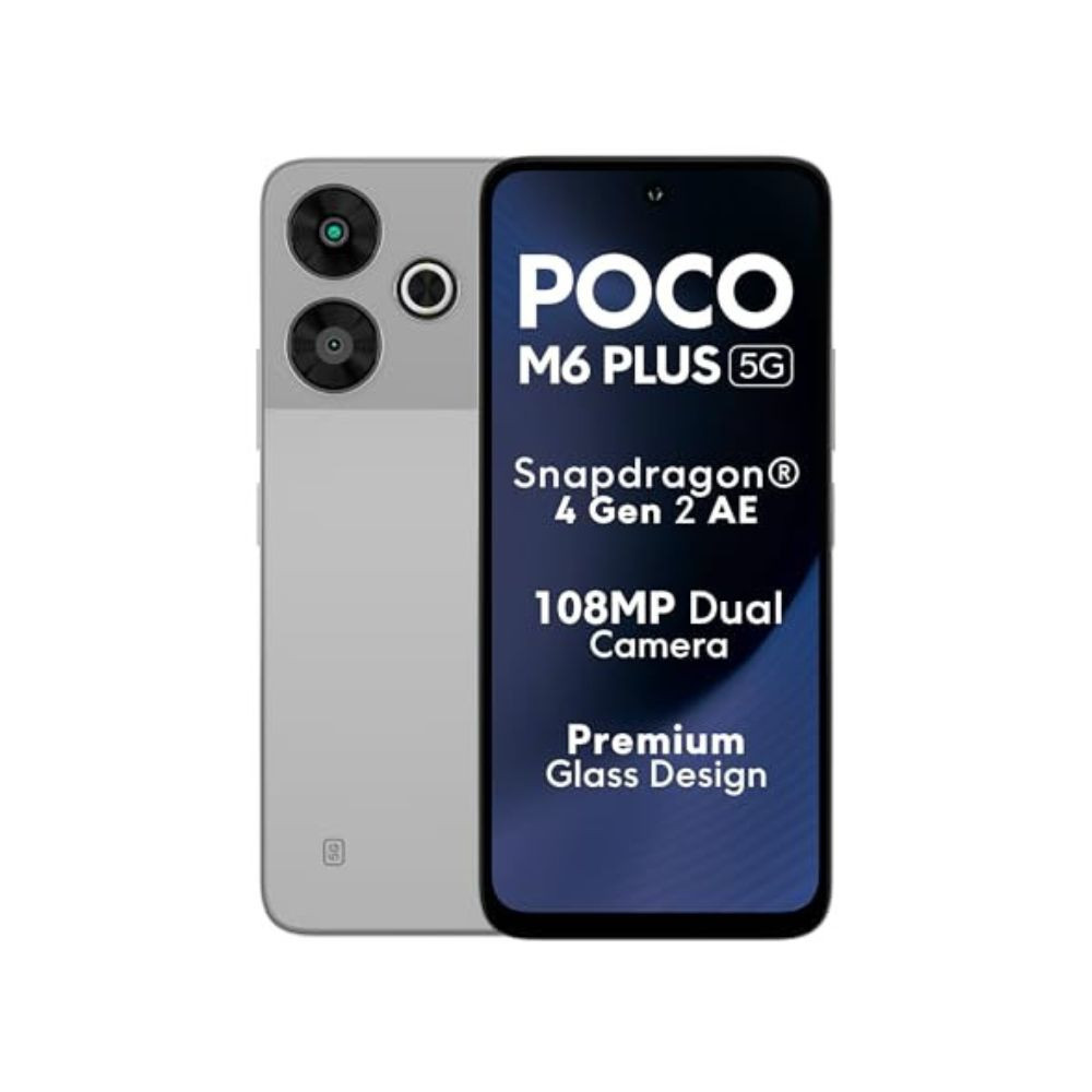 POCO M6 Plus 5G Ice Silver 8GB RAM 128GB ROM