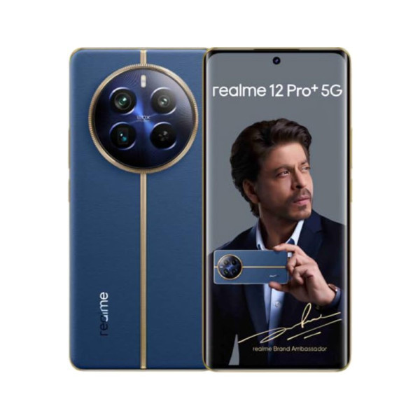 Image of realme 12 Pro+ 5G (Submarine Blue, 8GB RAM, 256GB Storage) | 6.7" 120Hz Curved AMOLED Display | 64MP Periscope + 50MP Sony IMX 890 OIS Camera + 8MP | 32MP Selfie Camera | 67W Super VOOC Charge