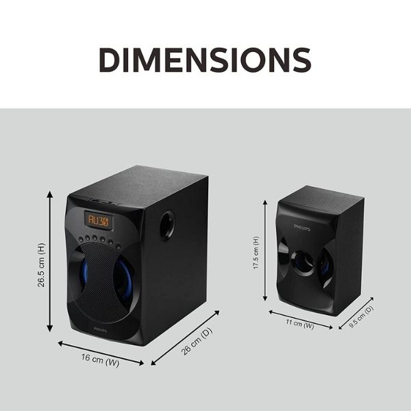 Philips SPA8000B94 120 W Bluetooth Home TheatreBlack 51 Channel