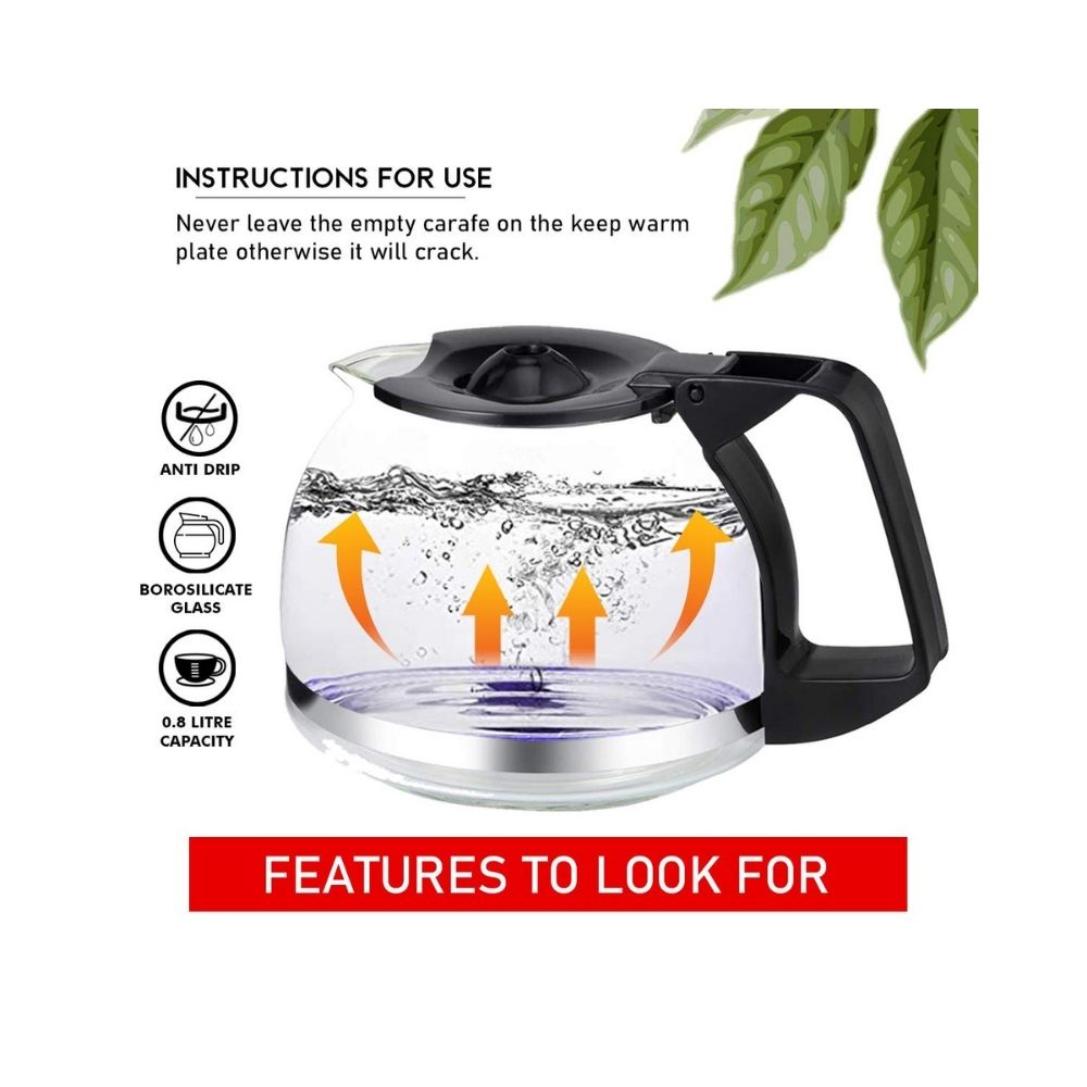 Inalsa Cafe Max 5 Cup 06L 650-Watt Coffee Maker