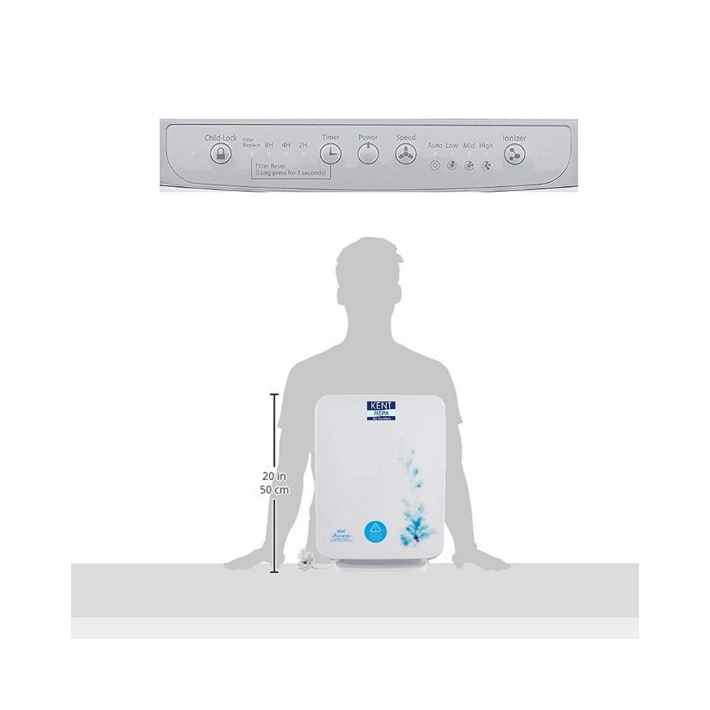 Kent Aura Room Air Purifier 60-Watt with HEPA Technology White