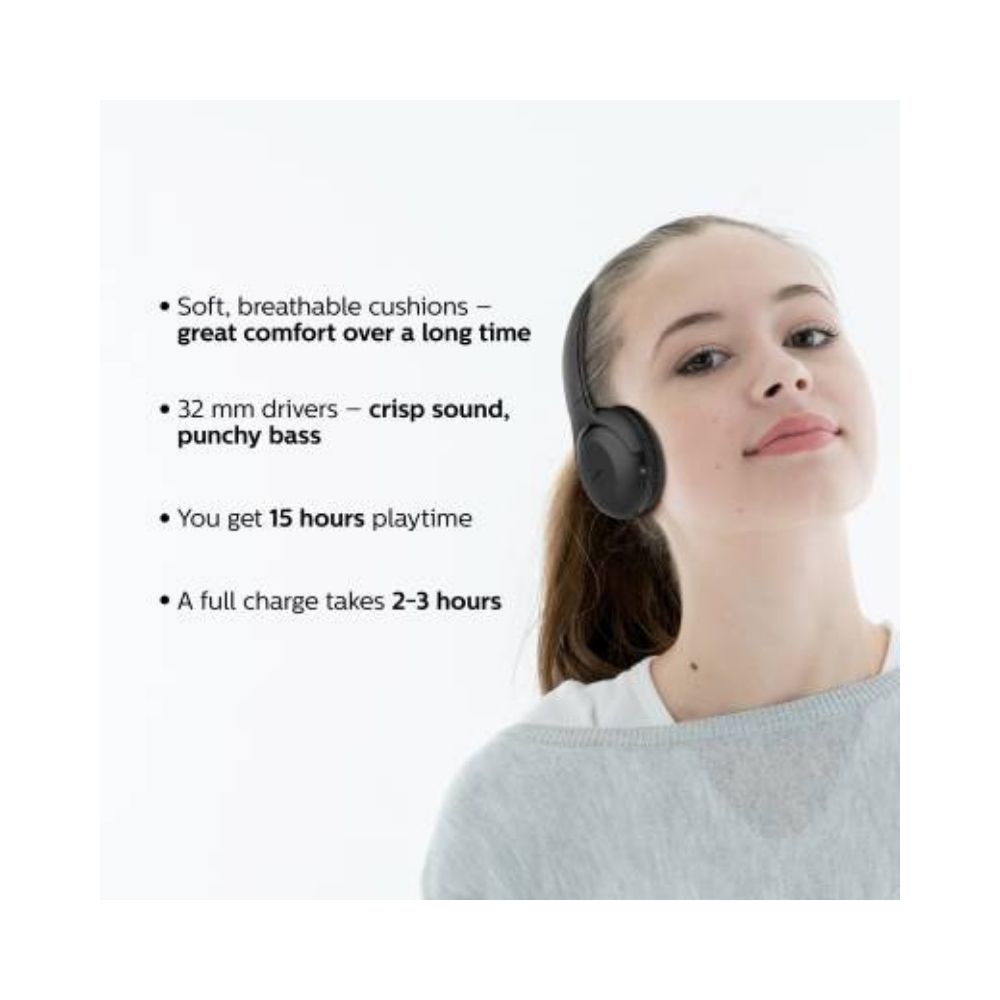 Philips UpBeat TAUH202BK Wireless Bluetooth Headset