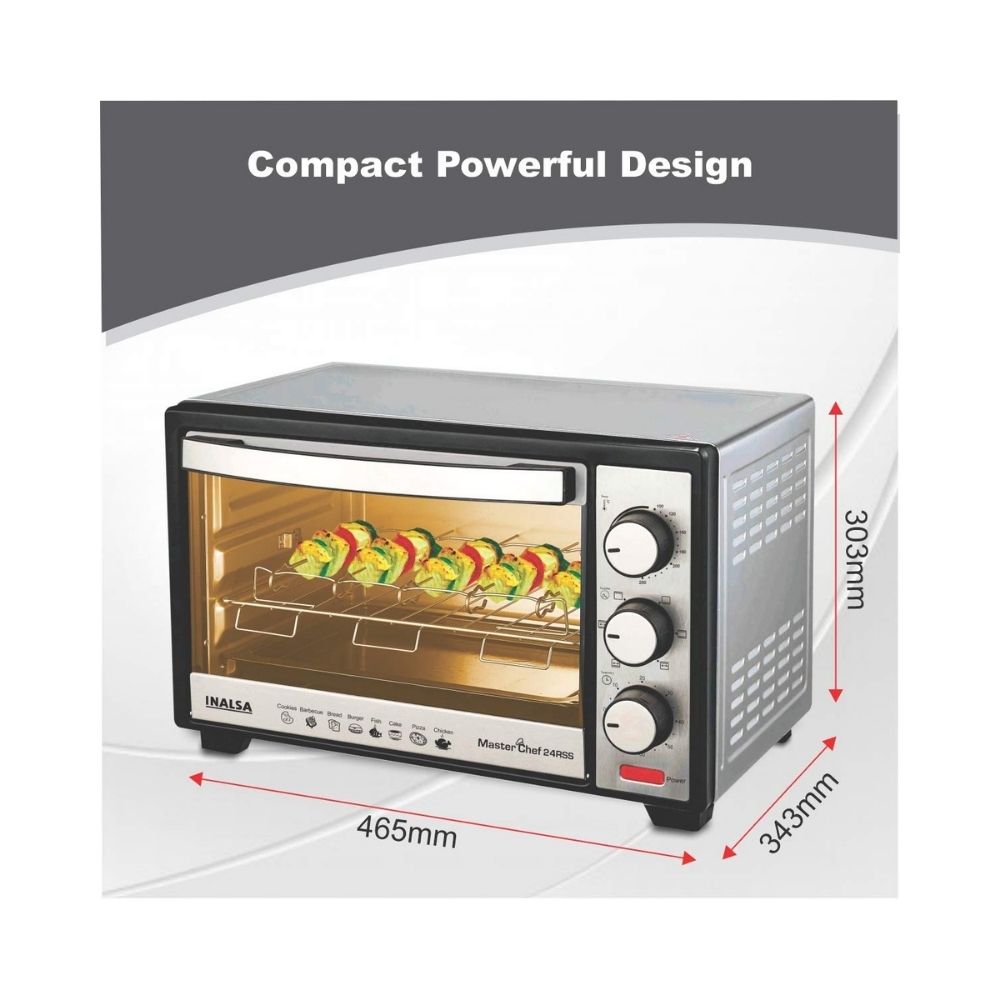 Inalsa Oven Masterchef 24RSS OTG 24 Liters-1600W