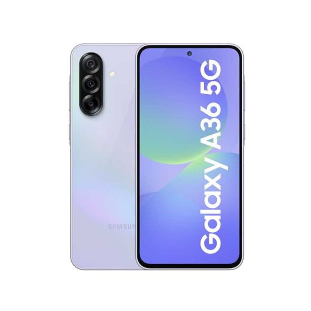 Samsung Galaxy A36 5G Awesome Lavender 8GB 128GB Awesome Intelligence Circle to Search Intelligent Editing Awesome 4nm Snapdragon Processor Flagship Grade Selfie Camera