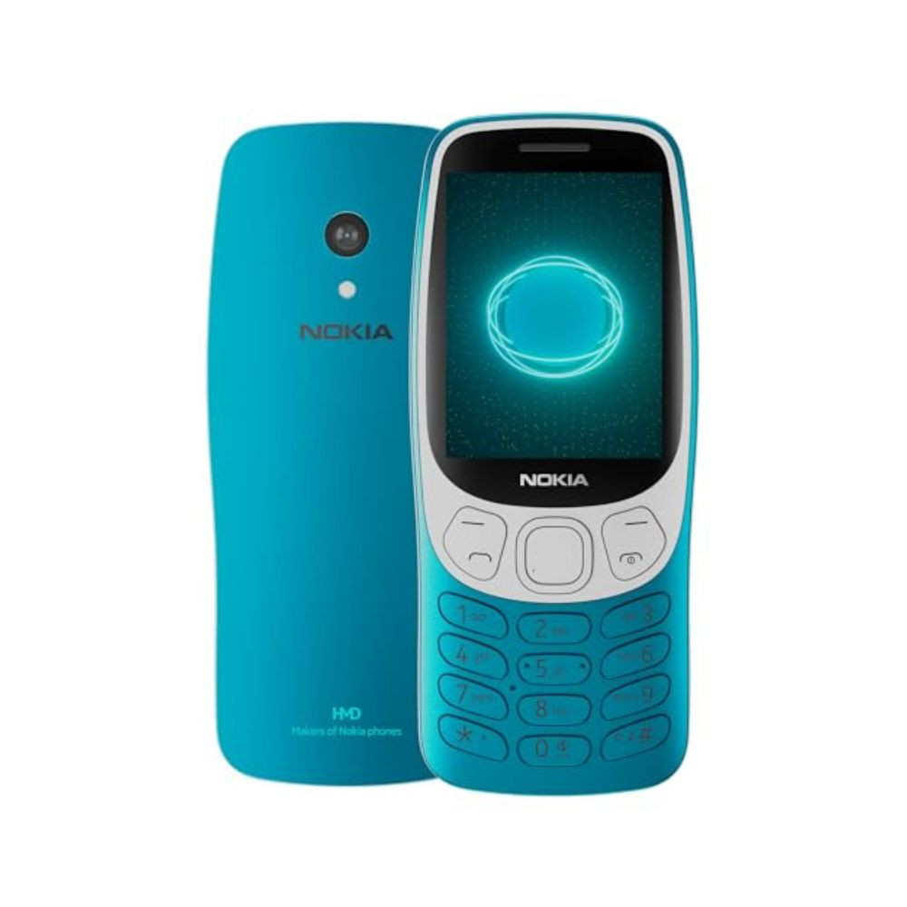 Nokia 3210 4G All-New Classic Keypad Phone with Dual SIM YouTube Scan Pay UPI Rear Camera Wireless FM Radio MP3 Player Bluetooth USB Type C Scuba Blue