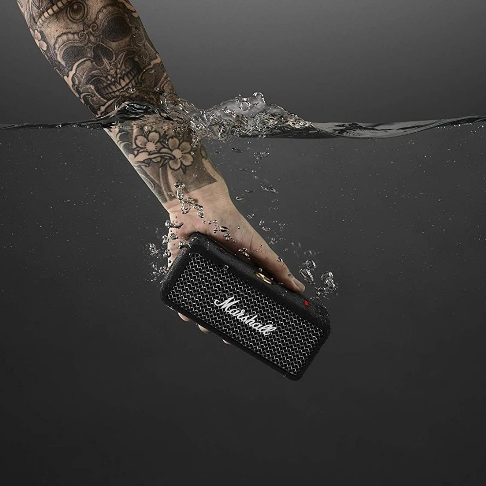 Marshall Emberton 20 Watt Wireless Bluetooth Portable Speaker Black
