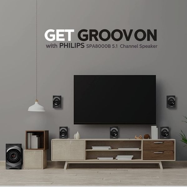 Philips SPA8000B94 120 W Bluetooth Home TheatreBlack 51 Channel