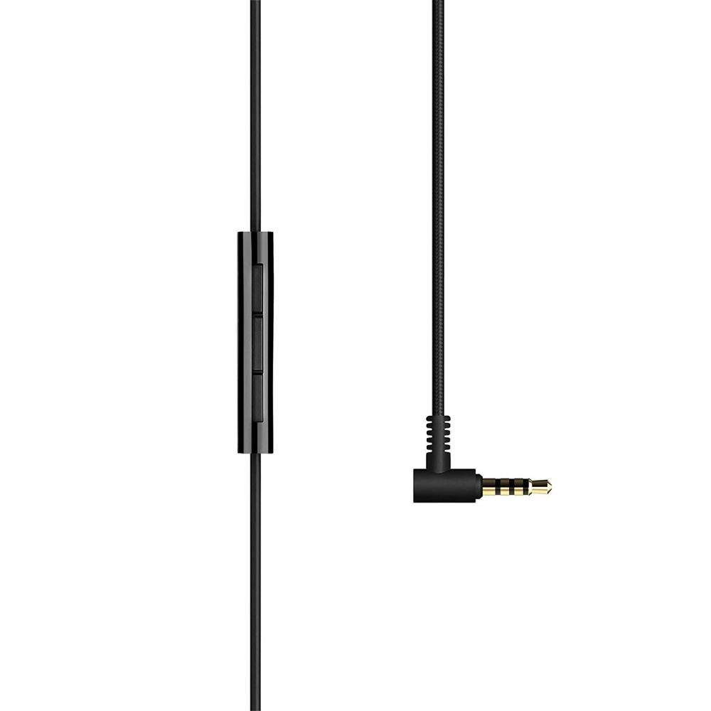 Mi Dual Driver in-Ear Earphones with Magnetic Earbuds Passive Noise Cancellation Tangle-Free Braided Cable Black