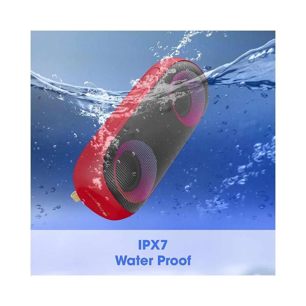 Zebronics Zeb-Music Bomb X Wireless 20W Portable Speaker Red