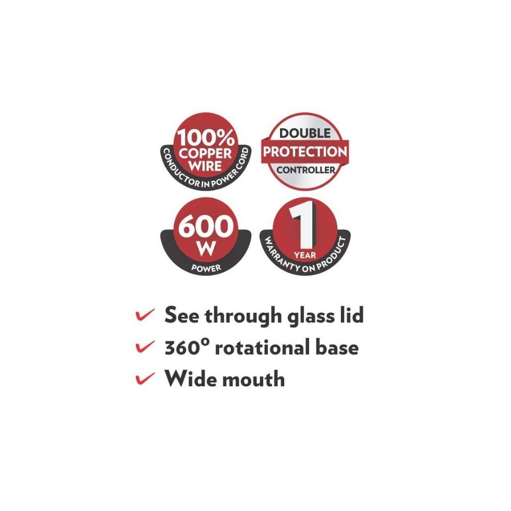 Borosil Omni Electric Kettle Silver 15L