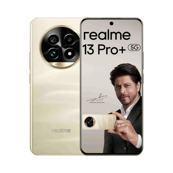Image of realme 13 Pro+ 5G (Monet Gold, 12GB RAM, 256GB Storage) |Upto 24GB Dynamic RAM | Snapdragon 7s Gen 2 Processor | 6.7" Curved Display | 50MP+8MP+50MP | 32MP Front Cam | AI Ultra Clarity | 80W SUPERVOOC