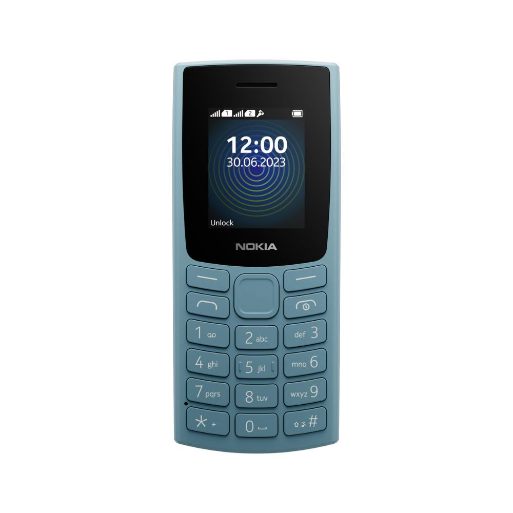 Nokia 110 with Built-in UPI App and Scan Pay Feature MP3 Player Rear Camera Long-Lasting Battery and Voice Recorder Blue
