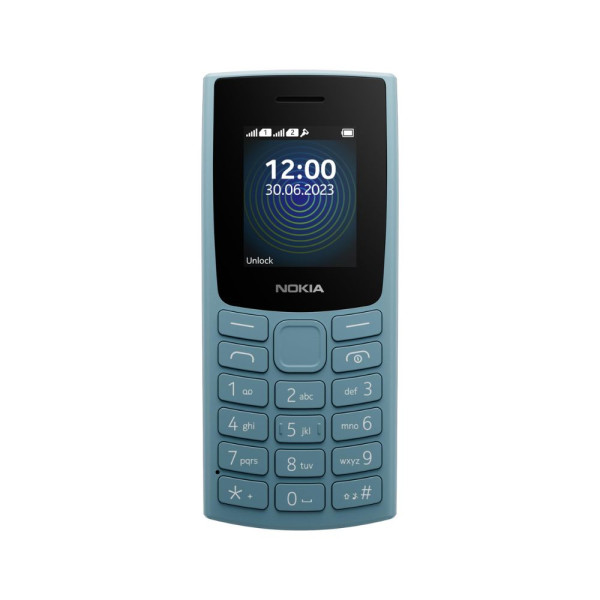 Image of Nokia 110 with Built-in UPI App and Scan &amp; Pay Feature, MP3 Player, Rear Camera, Long-Lasting Battery, and Voice Recorder | Blue