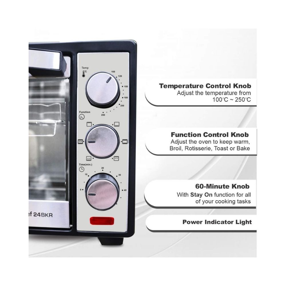 Inalsa Oven Masterchef 24RSS OTG 24 Liters-1600W