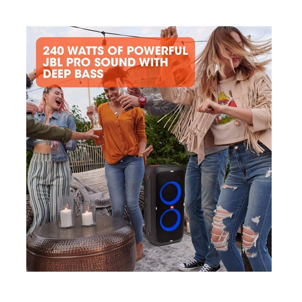 JBL PartyBox 310 by Harman 240 Watt Truly Wireless Bluetooth Portable Speaker Black