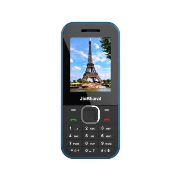 Image of JioBharat B2 4G Keypad Phone with JioTV, JioHotstar, JioSoundPay, JioSaavn, JioPay (UPI), JioChat, JioPhotos Powerful 2000mAh Battery, LED Torch, Digital Camera | Blue | Locked for JioNetwork