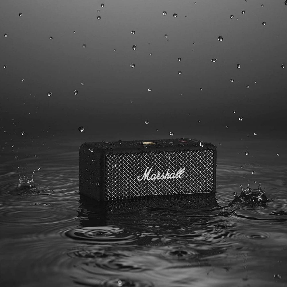 Marshall Emberton 20 Watt Wireless Bluetooth Portable Speaker Black