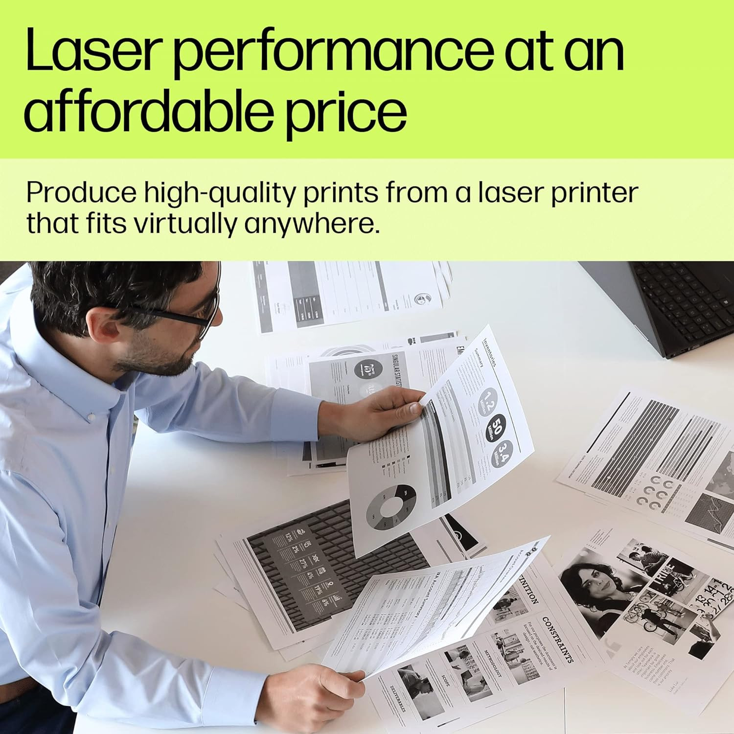 HP Laser MFP 1188fnw Wireless Print Copy Scan Fax 40-Sheet ADF Hi-Speed USB 20 Ethernet