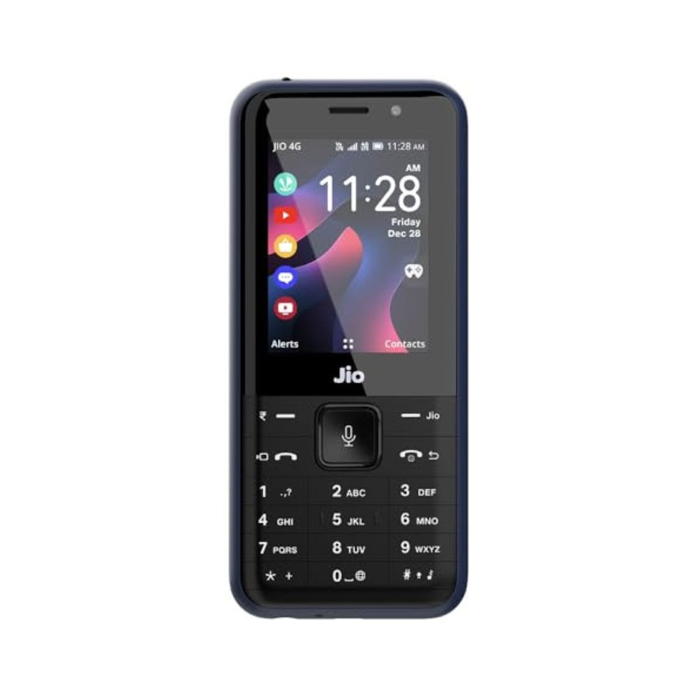 JioPhone Prima 2 4G Keypad Phone with Premium Design YouTube JioTV JioHotstar JioSaavn JioPayUPI Video Calling LED Torch Digital Cameras Black Locked for JioNetwork