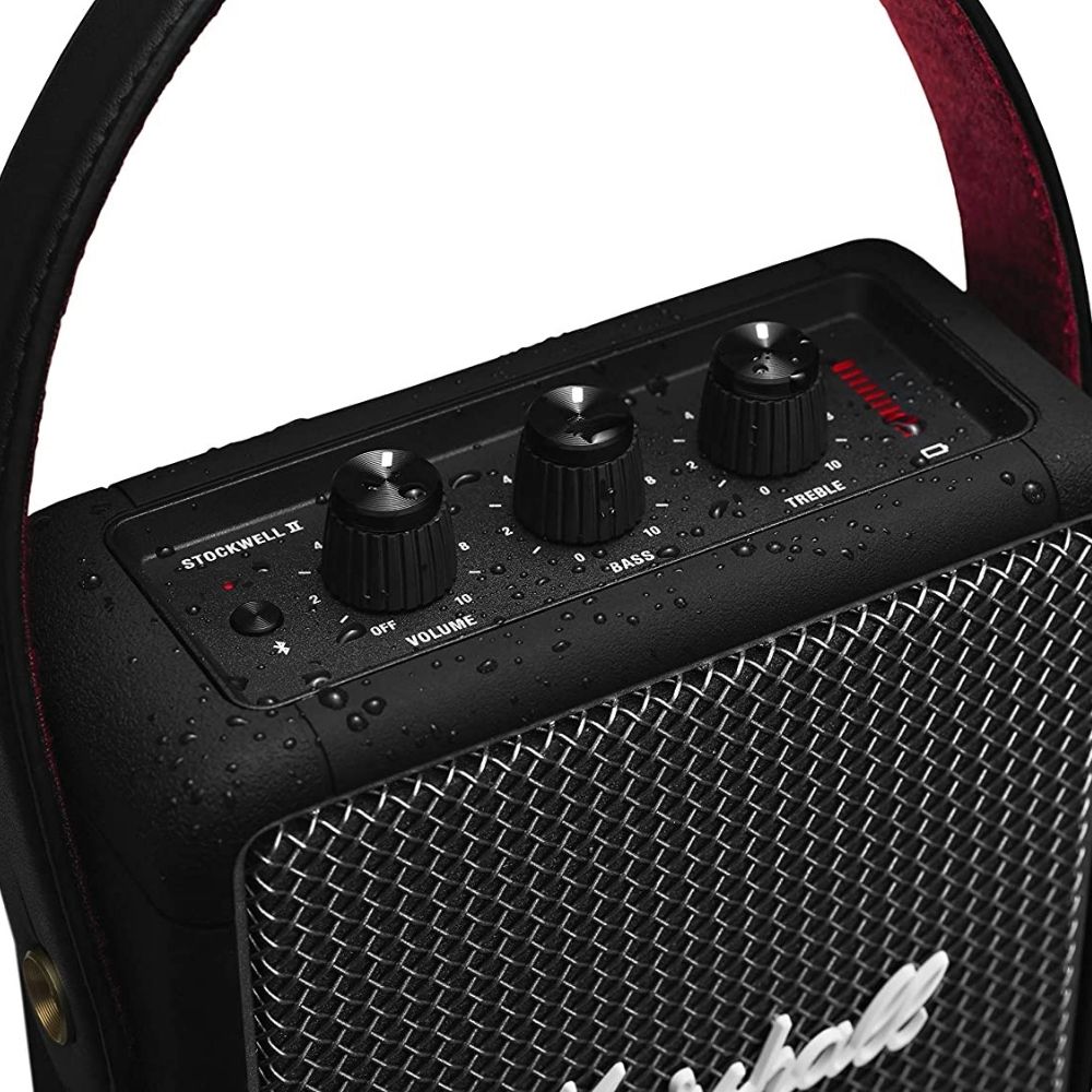 Marshall Stockwell Wireless Bluetooth Portable Speaker Black
