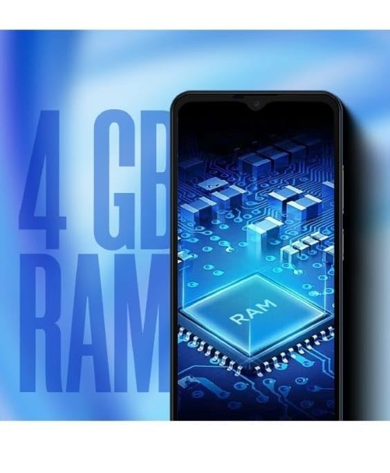 acerpure Acerone Liquid 4G Smartphone Blue 4GB RAM 64GB Storage with 65 IPS Display 20MP Rear Camera 5000mAh Battery Android 14 Octa-Core MT6765 Processor