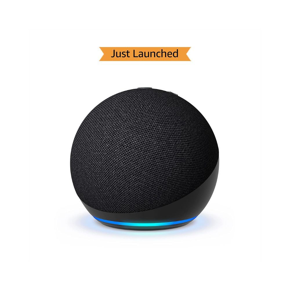 All-New Echo Dot 5th Gen 2023 release Smart speaker with Bigger sound Motion Detection Temperature Sensor and Alexa Black