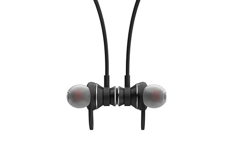 amazon basics Bluetooth 50 Neckband IPX-6 Rated Up to 42 Hours Playtime Magnetic in Ear Earbuds Voice Assistant Dual Pairing Black
