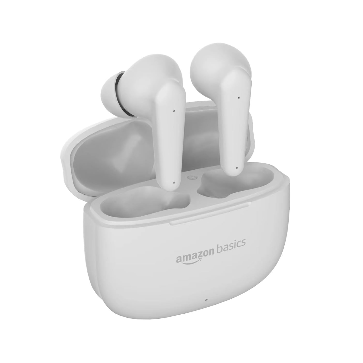 amazon basics TWS in-Ear Earbuds S94 with Fast Charging up to 40 Hours of Playtime Dual 10mm Driver IPX4 Water-Resistance Bluetooth 53 Touch Control White