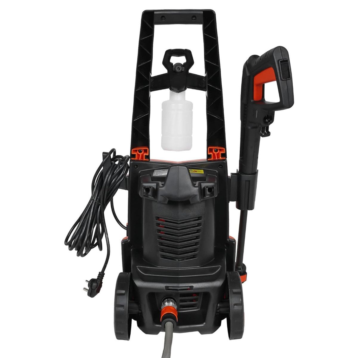 American Micronic Instruments-Imported Pressure Washer1700W Universal Copper Motor140 Bar Metal Pump140 Bar 6M Hose 20 FeetIsi Marked 5M Wire Plug With Variable Spray NozzleSoap Dispenser