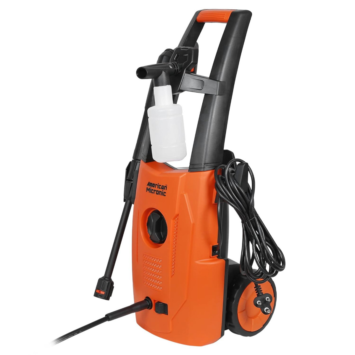 American Micronic Instruments-Imported Pressure Washer1700W Universal Copper Motor140 Bar Metal Pump140 Bar 6M Hose 20 FeetIsi Marked 5M Wire Plug With Variable Spray NozzleSoap Dispenser