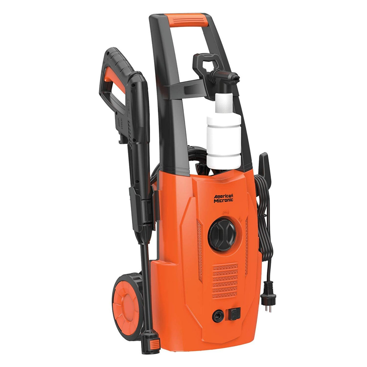 American Micronic Instruments-Imported Pressure Washer1700W Universal Copper Motor140 Bar Metal Pump140 Bar 6M Hose 20 FeetIsi Marked 5M Wire Plug With Variable Spray NozzleSoap Dispenser