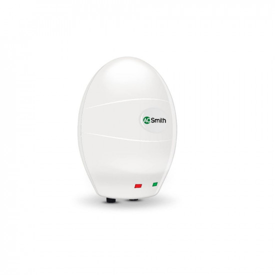 AO Smith EWS-3 Glass Lined 3 Litre 3KW Instant Water Heater Geyser w ABS outer Body Compact SizeSuitable-High-rise Buildings8 Bar High Pressure rating Made for Kitchen and Bathroom Applications