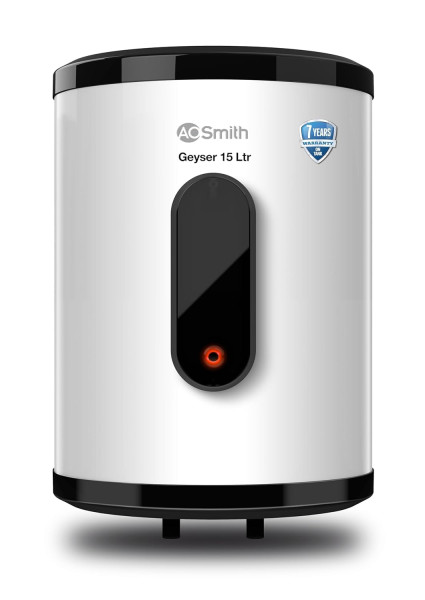 Image of AO Smith Geyser VAS PLUS 15 Litre | 5 Star BEE Rating | Powerful 2KW Water Geyser for Bathroom | 2X Corrosion Resistant | Storage Water Heater | Warranty: 7Yr Tank, 3Yr Heating Element, 2Yr Overall
